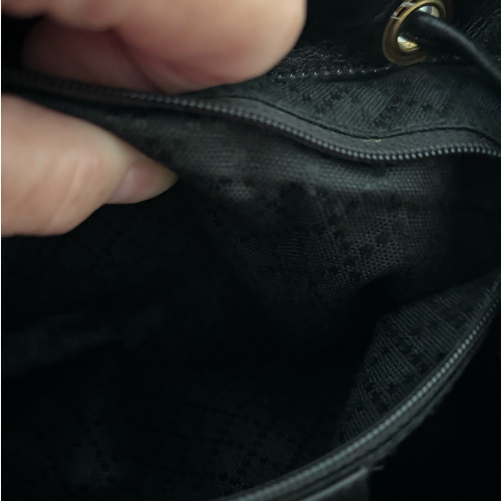 Authentic Gucci Bamboo Line Black Leather Backpack | Iconic Vintage Luxury - Picture 8 of 9